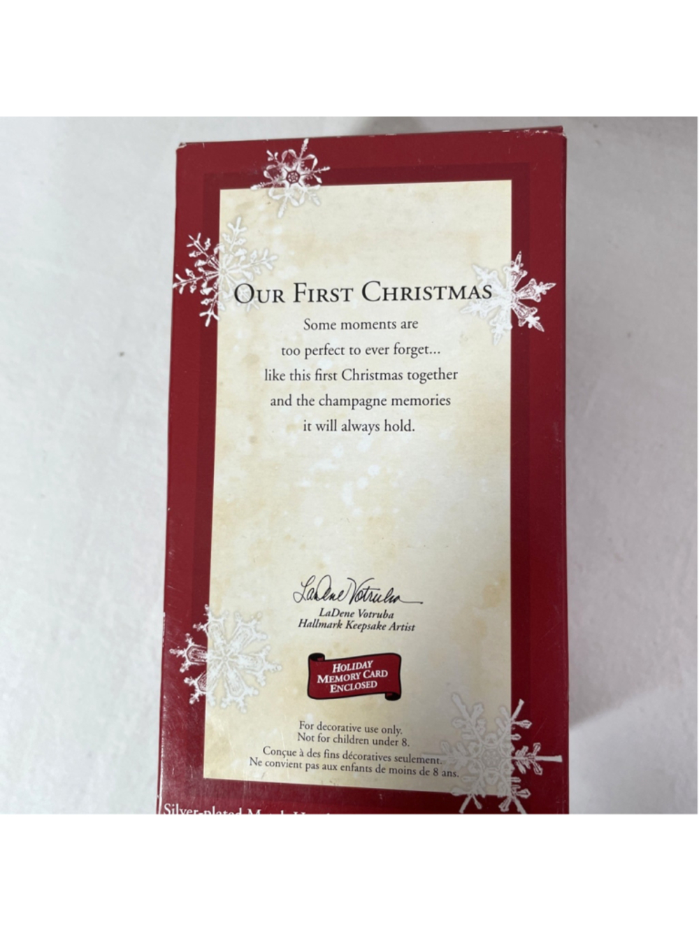 Hallmark Keepsake Our First Christmas Clip On Christmas Ornament 2003 Celebrate - Picture 8 of 11